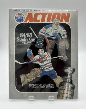 Action Edmonton Oilers Official Program 1985 Stanley Cup Final VS. Flyers